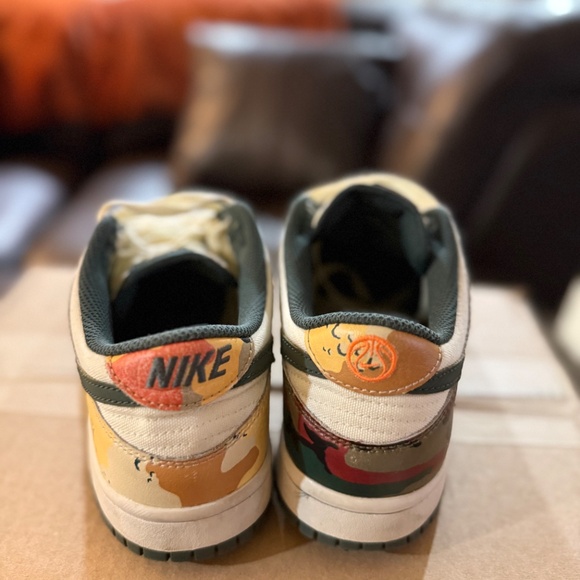 Nike dunk low sail multi camo sneakers - Picture 3 of 4